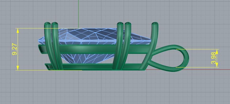 Pendant Model 6841 3D print model_6
