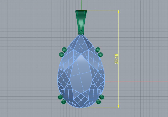 Pendant Model 6841 3D print model_5