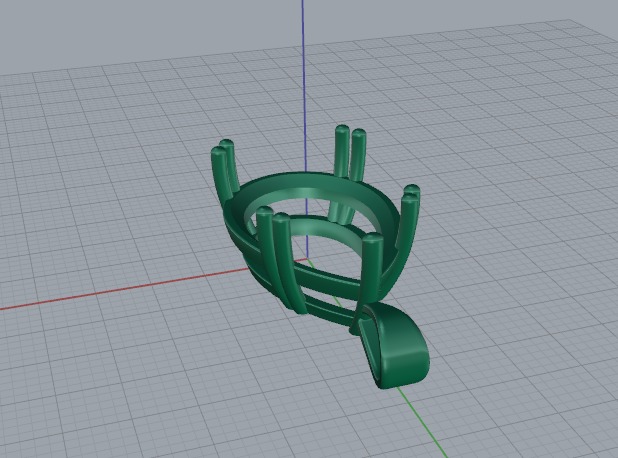 Pendant Model 6841 3D print model_2