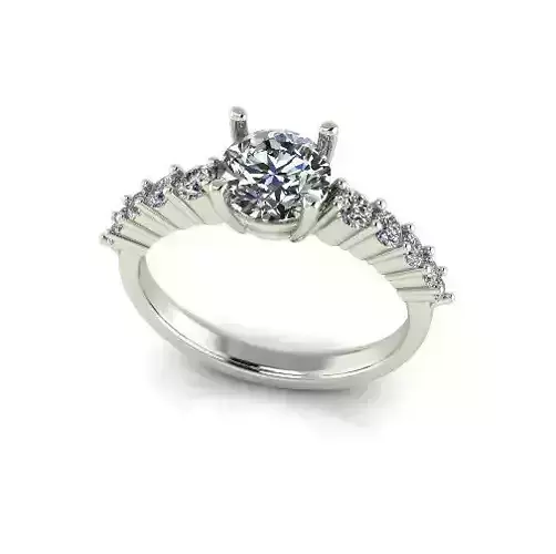 Solitaire ring Model 6838