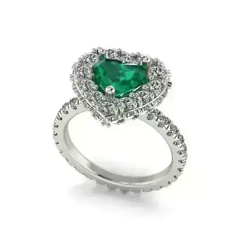 Ring heart Model 6836
