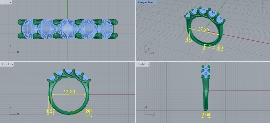 Ring Model 6834 3D print model_5