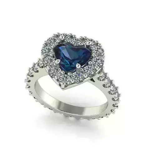 Ring heart Model 6827