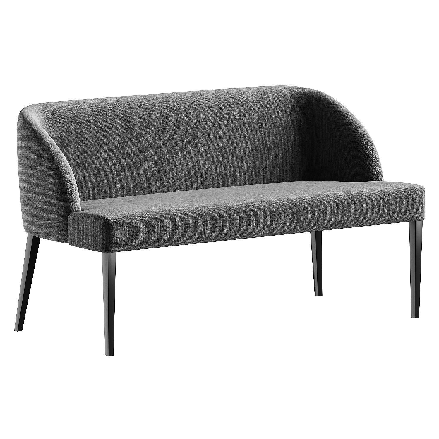 sofa white 3D model_3