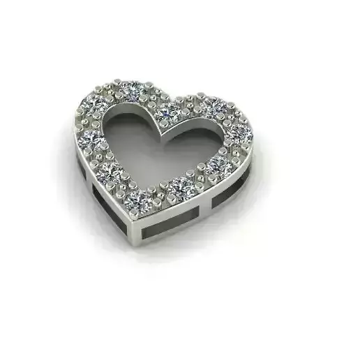 Heart Pendant Model 6824