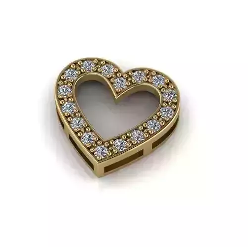 Heart Pendant Model 6823
