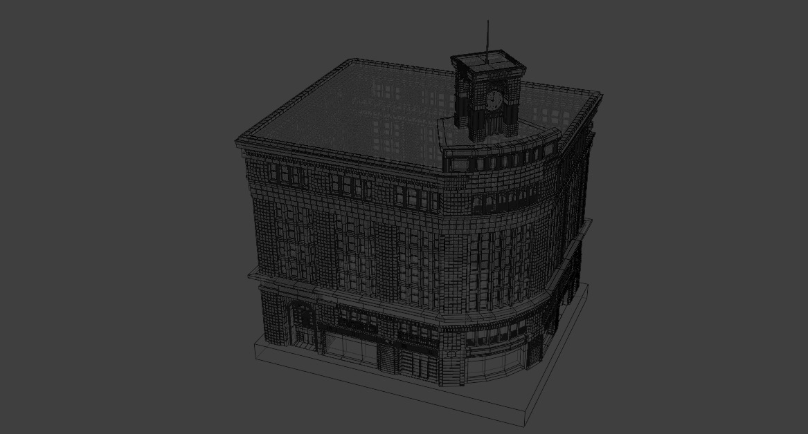 Wako Clock Tower 3D model_5
