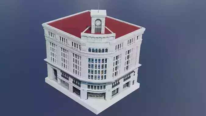Wako Clock Tower 3D model