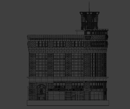 Wako Clock Tower 3D model_7