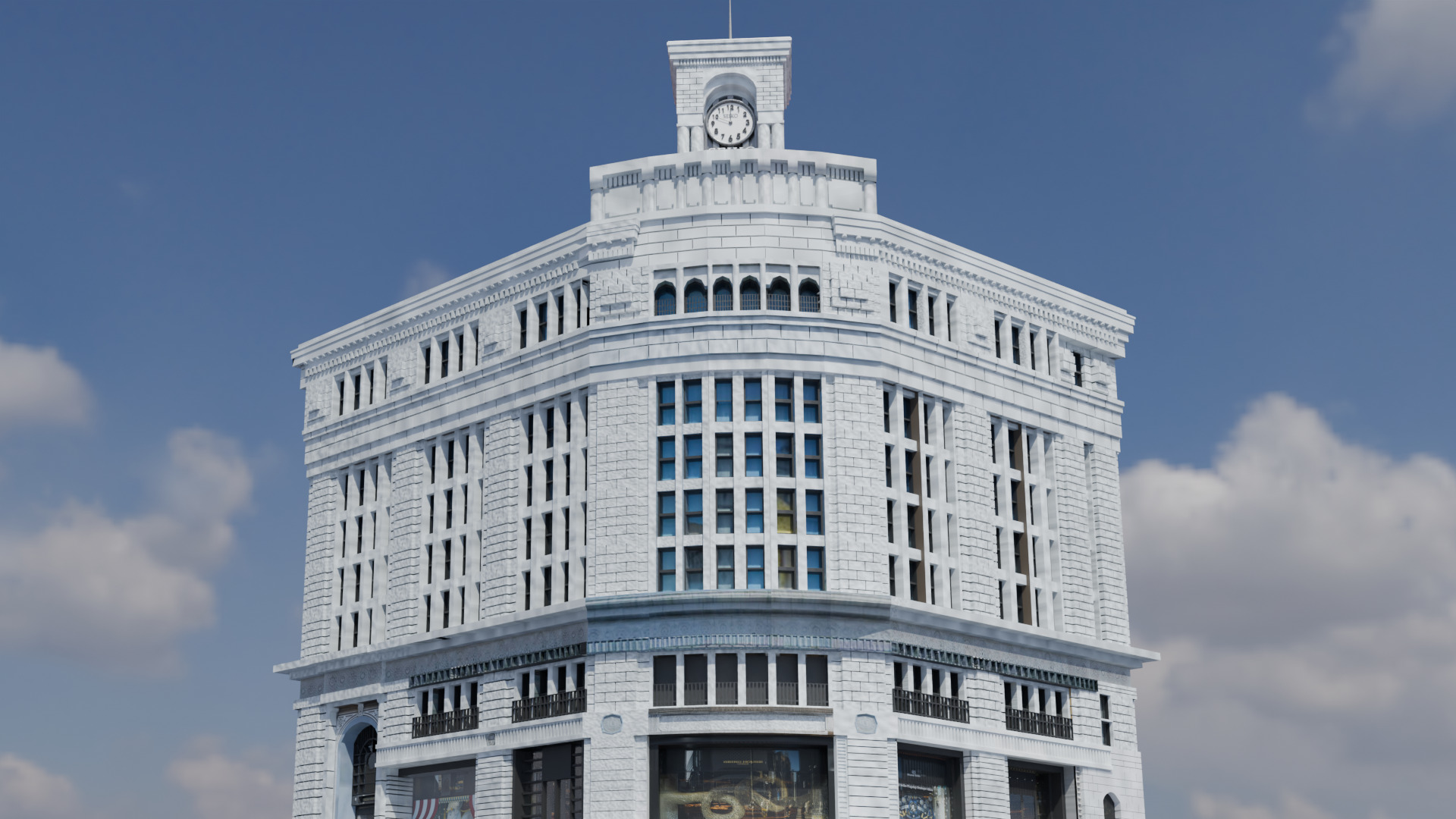 Wako Clock Tower 3D model_1