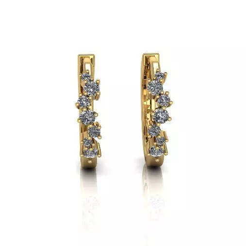 Earrings Model 6816 3D print model_0