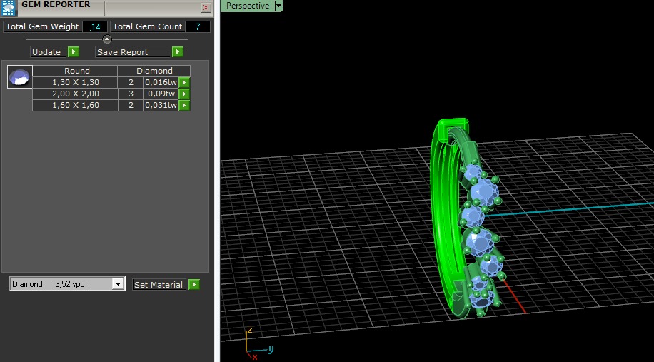 Earrings Model 6816 3D print model_7