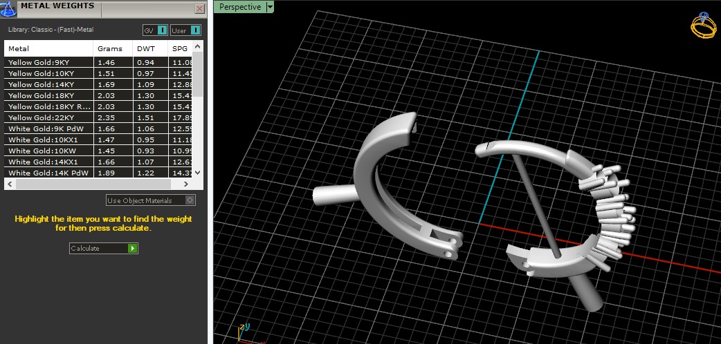Earrings Model 6816 3D print model_6