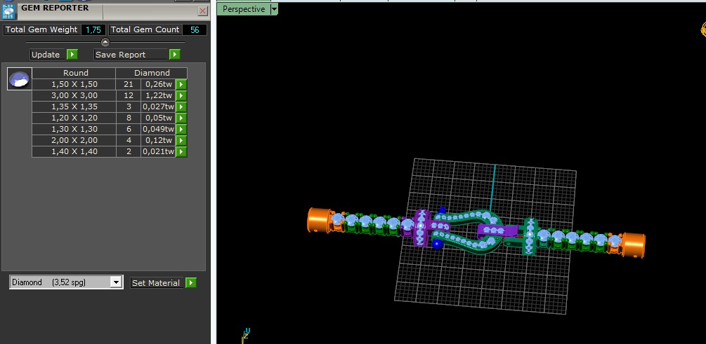 Bracelet Model 6812 3D print model_7