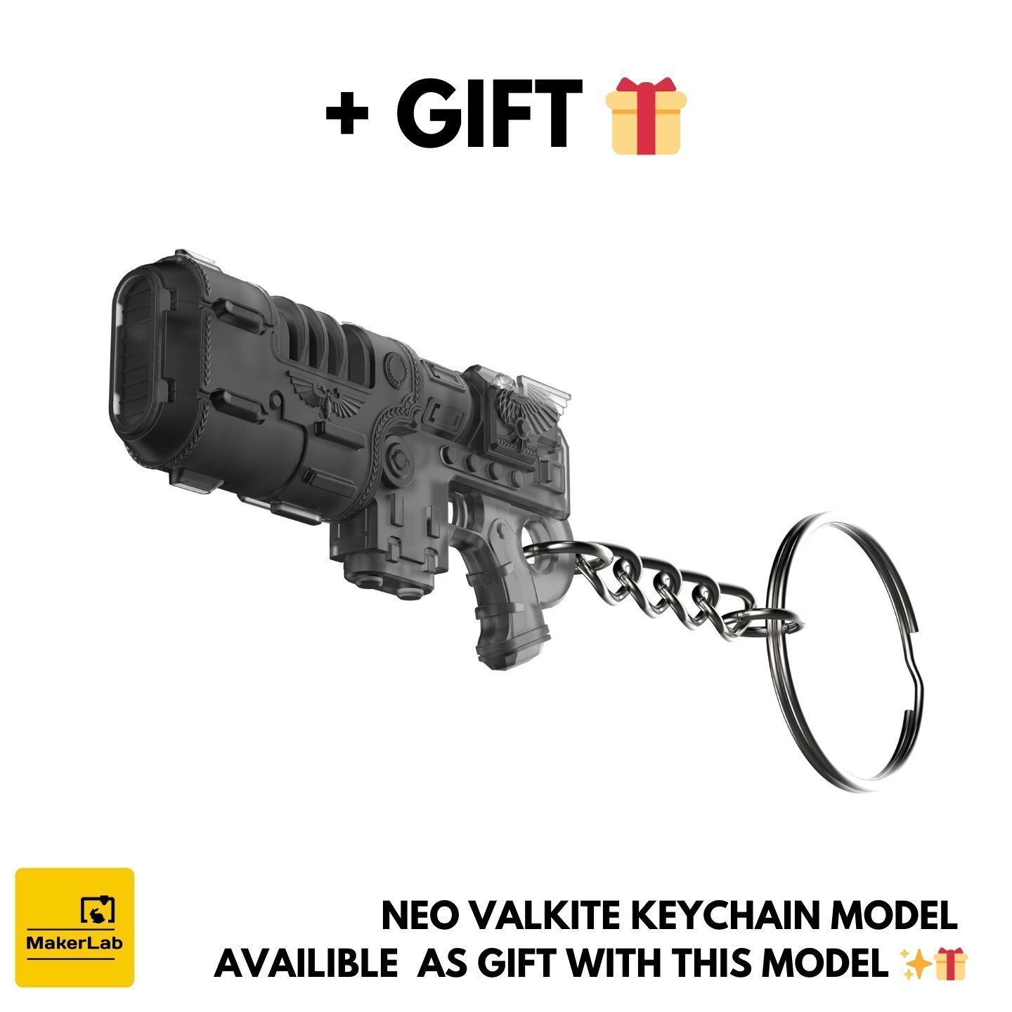 Neo-Volkite Blaster - Space Marine 2 - STL CAD OBJ - Commercial 3D print model_15