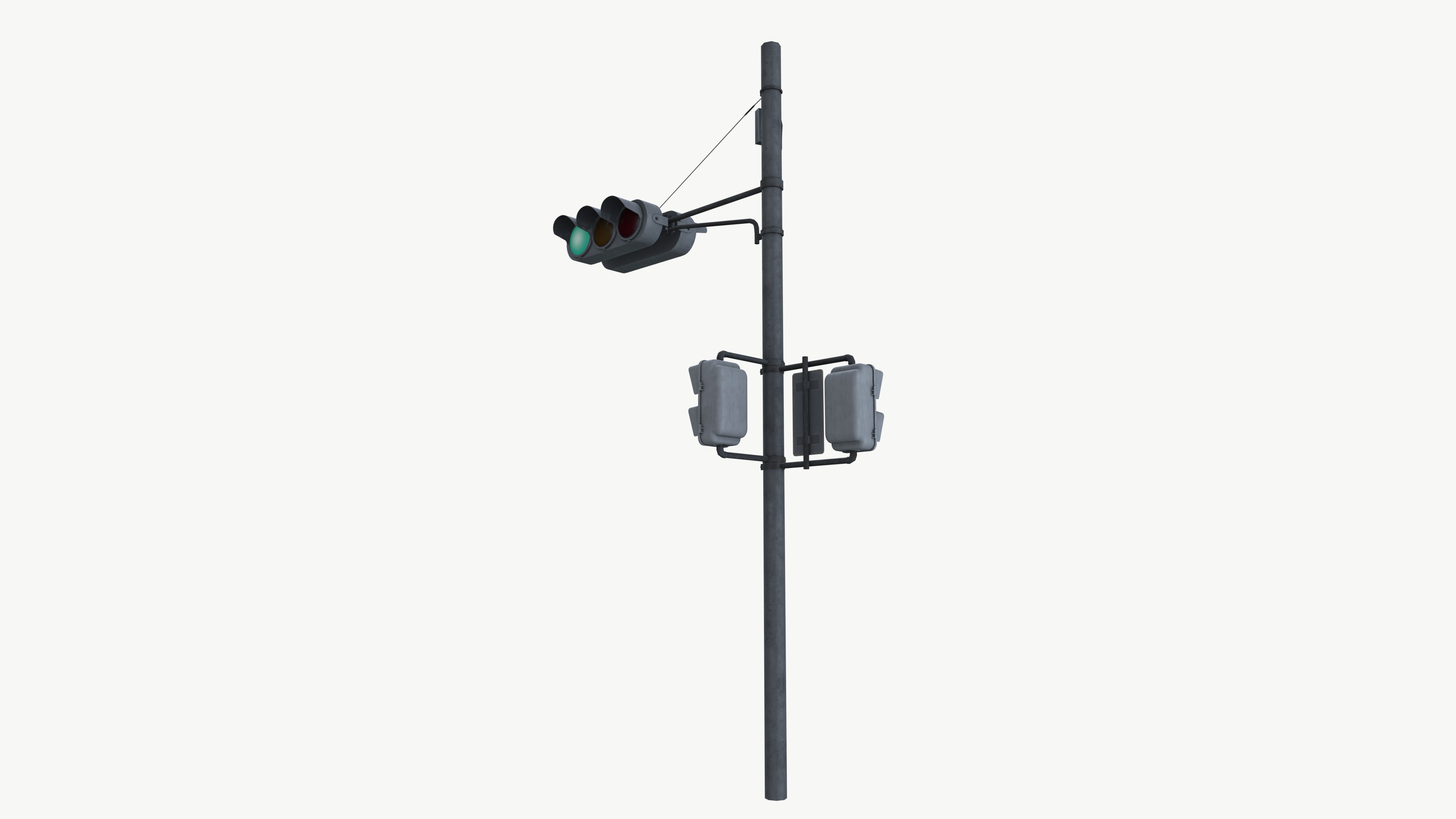 Traffic light 3D model_4