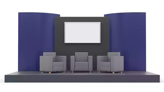 Exhibition Booth 3D model
