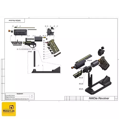 James Karra Cannon- Nobody Wants to Die - STL CAD OBJ Commercial