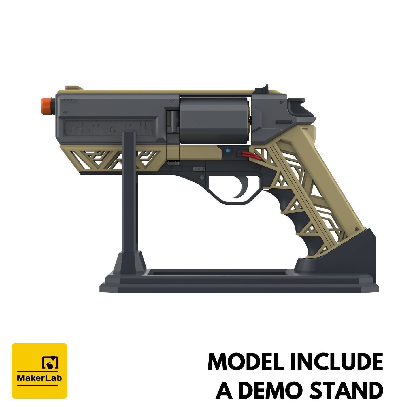 James Karra Cannon- Nobody Wants to Die - STL CAD OBJ Commercial 3D print model_3