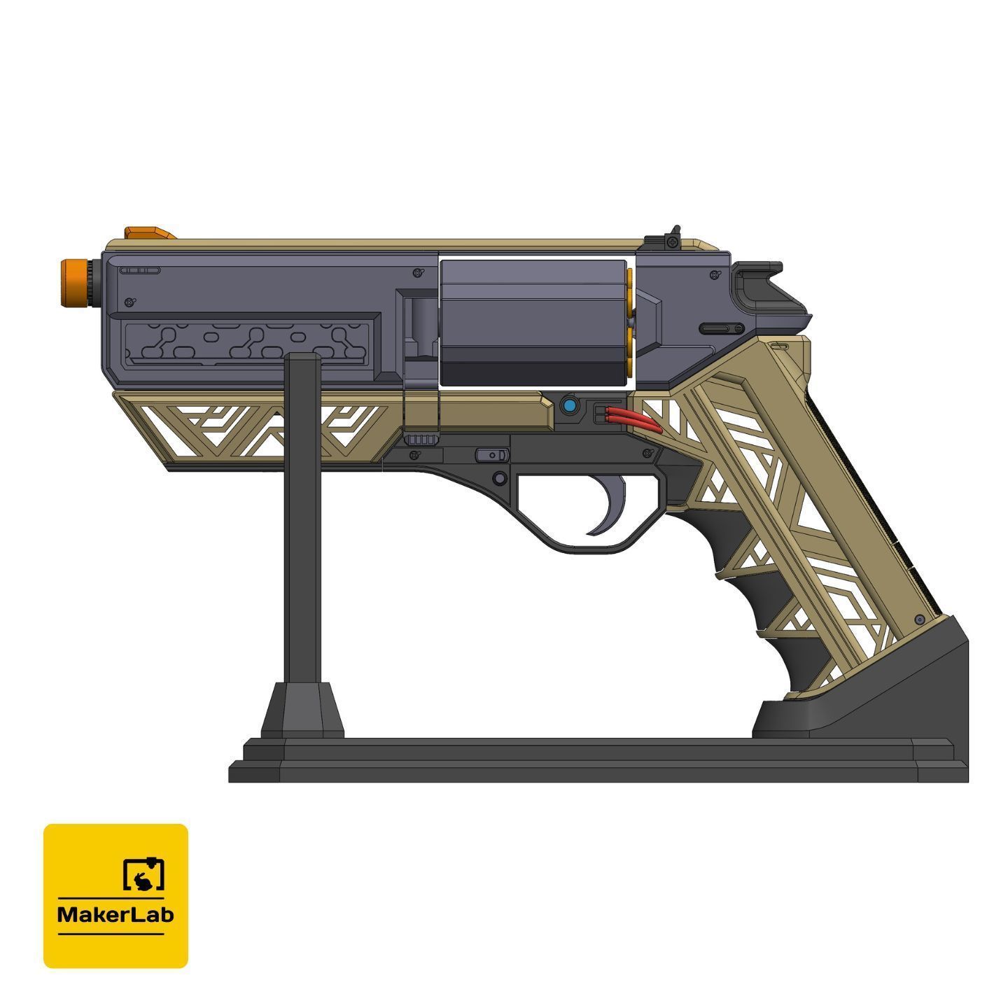 James Karra Cannon- Nobody Wants to Die - STL CAD OBJ Commercial 3D print model_16