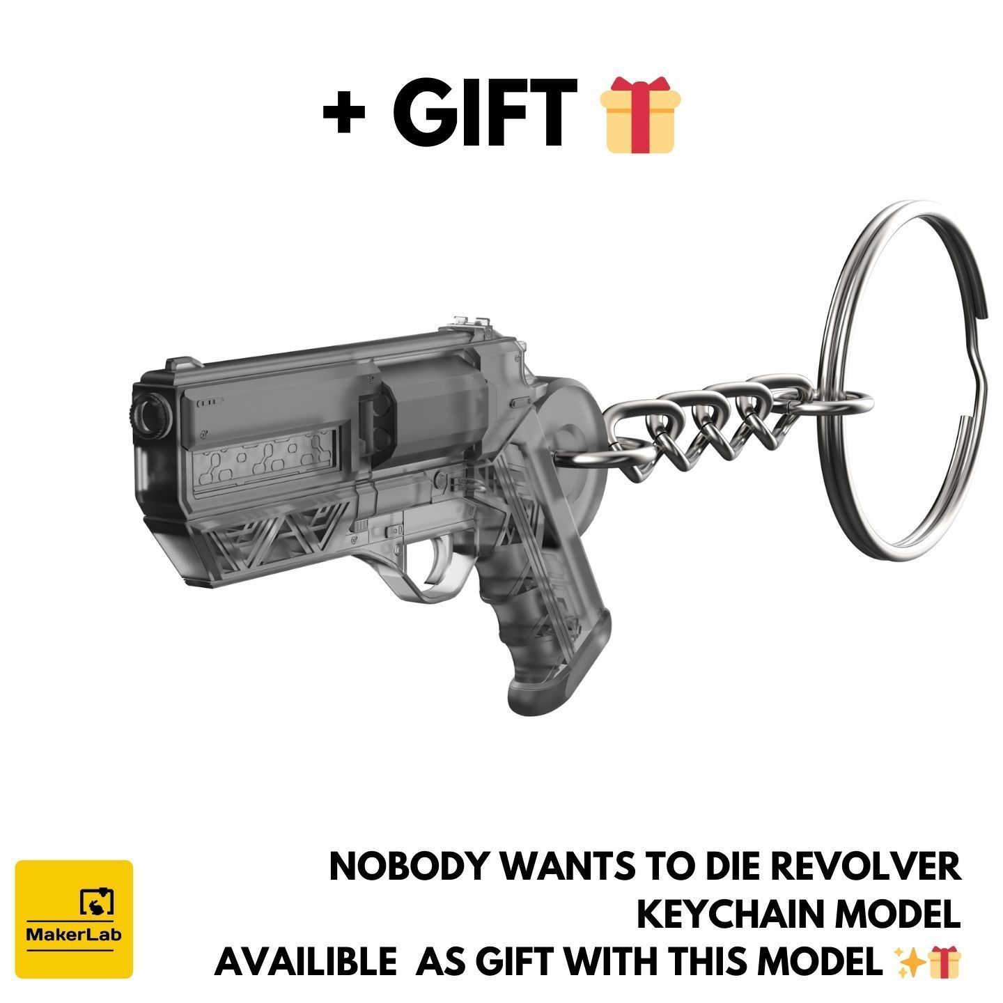 James Karra Cannon- Nobody Wants to Die - STL CAD OBJ Commercial 3D print model_17