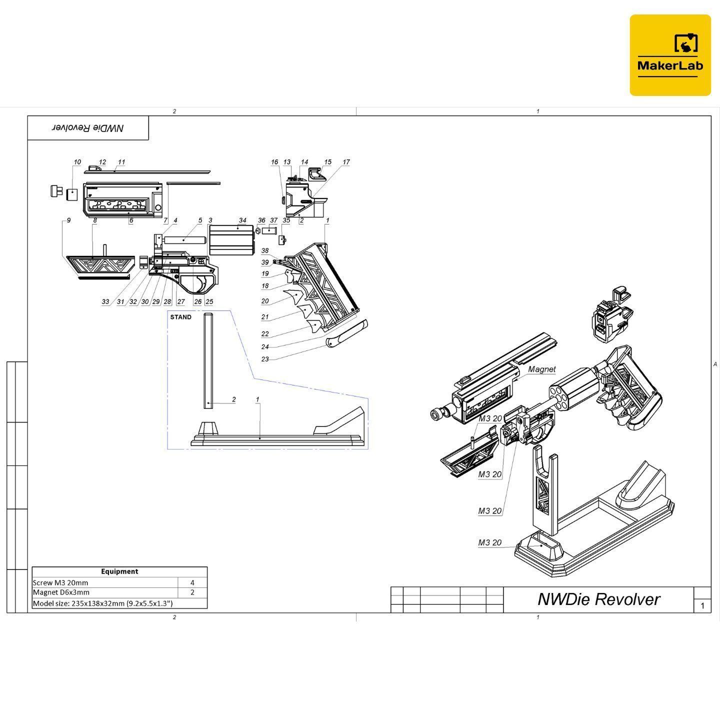 James Karra Cannon- Nobody Wants to Die - STL CAD OBJ Commercial 3D print model_13