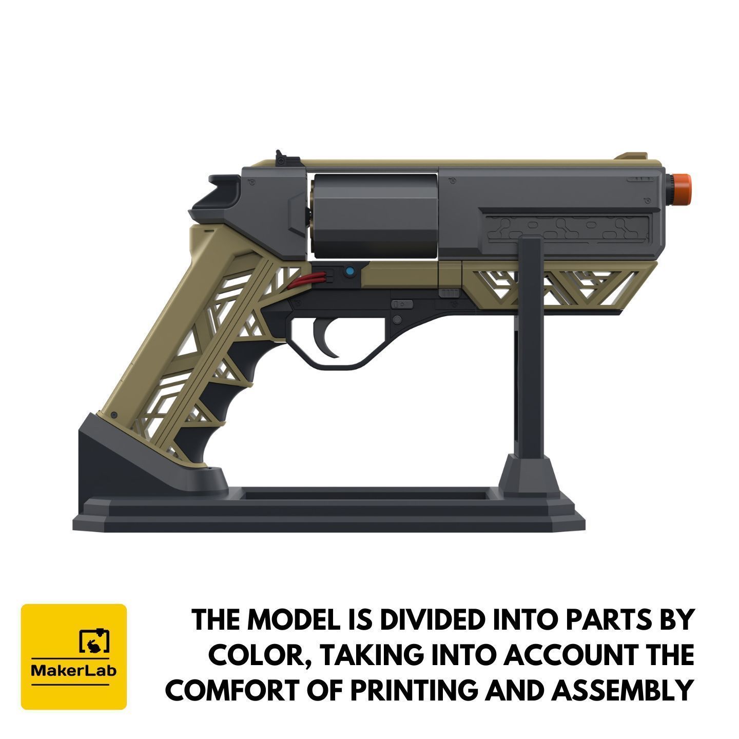 James Karra Cannon- Nobody Wants to Die - STL CAD OBJ Commercial 3D print model_6