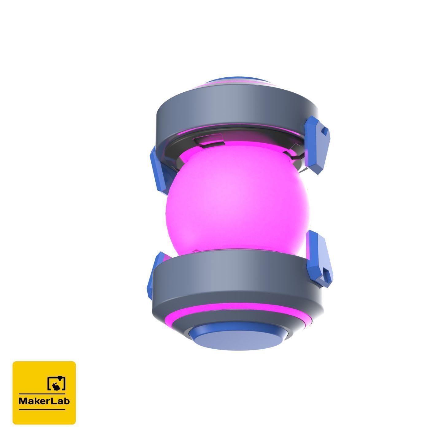 Ana Biotic Grenade - Overwatch - Printable STL- Personal Use 3D print model_4
