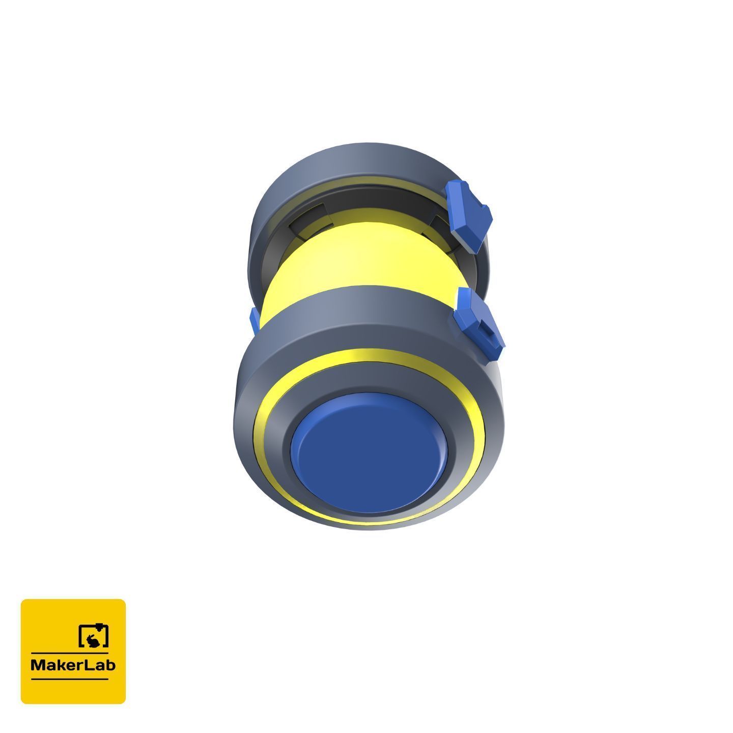Ana Biotic Grenade - Overwatch - STL OBJ CAD - Commercial Use 3D print model_4