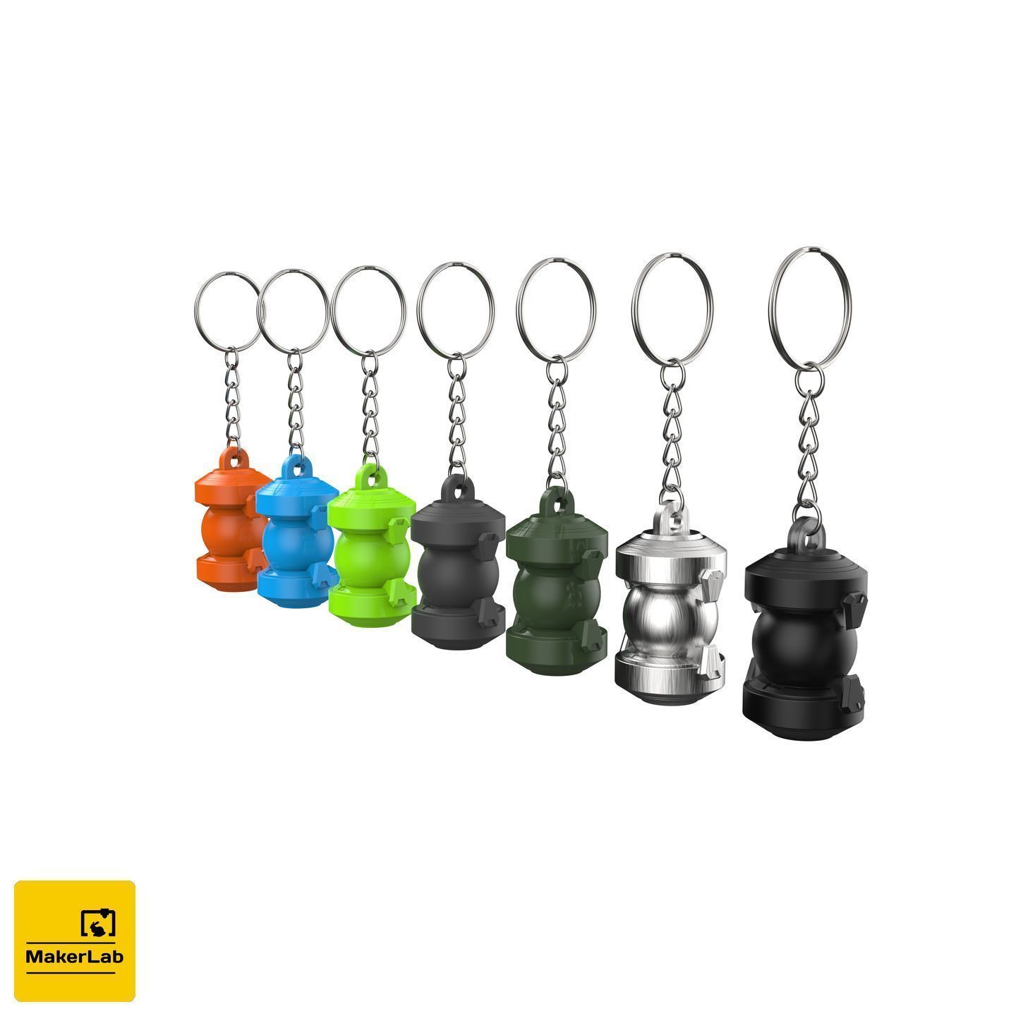 Keychain - Ana Biotic Grenade - Overwatch - STL 3D print model_9