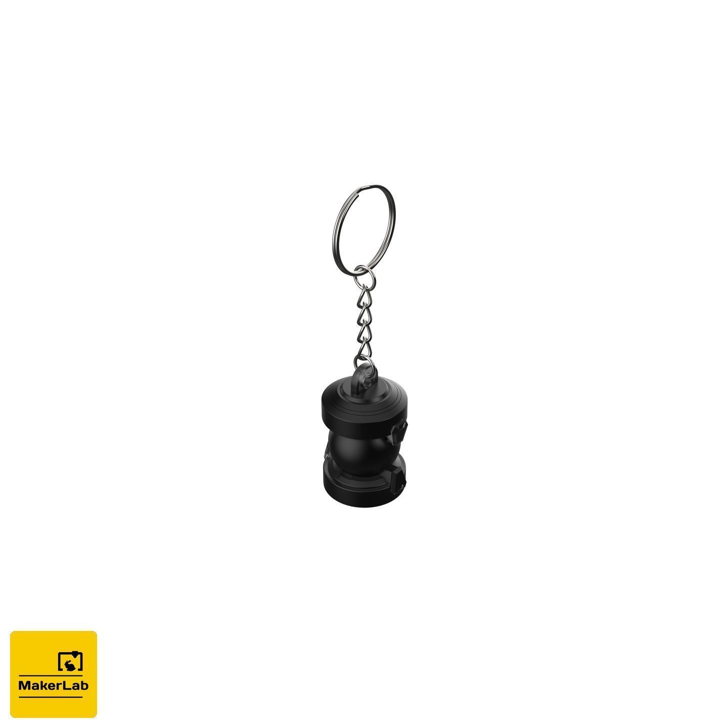 Keychain - Ana Biotic Grenade - Overwatch - STL 3D print model_3