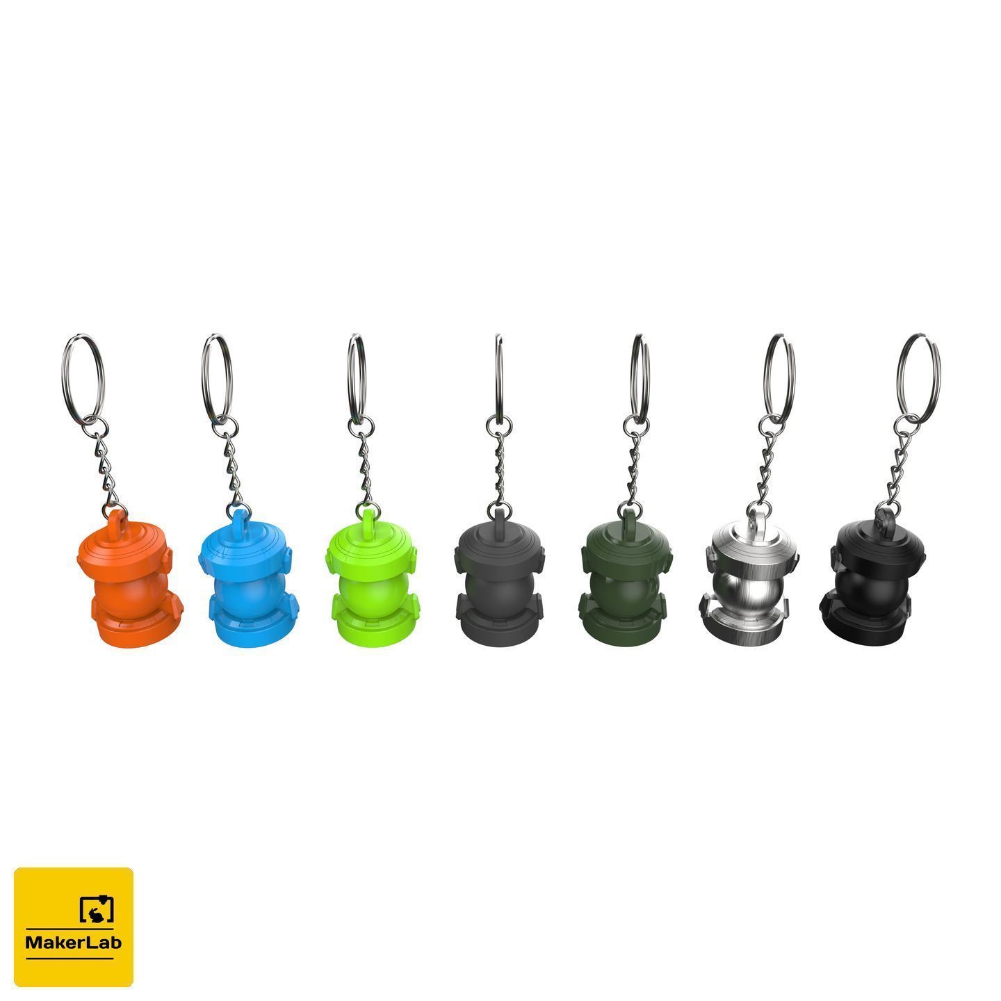 Keychain - Ana Biotic Grenade - Overwatch - STL 3D print model_8