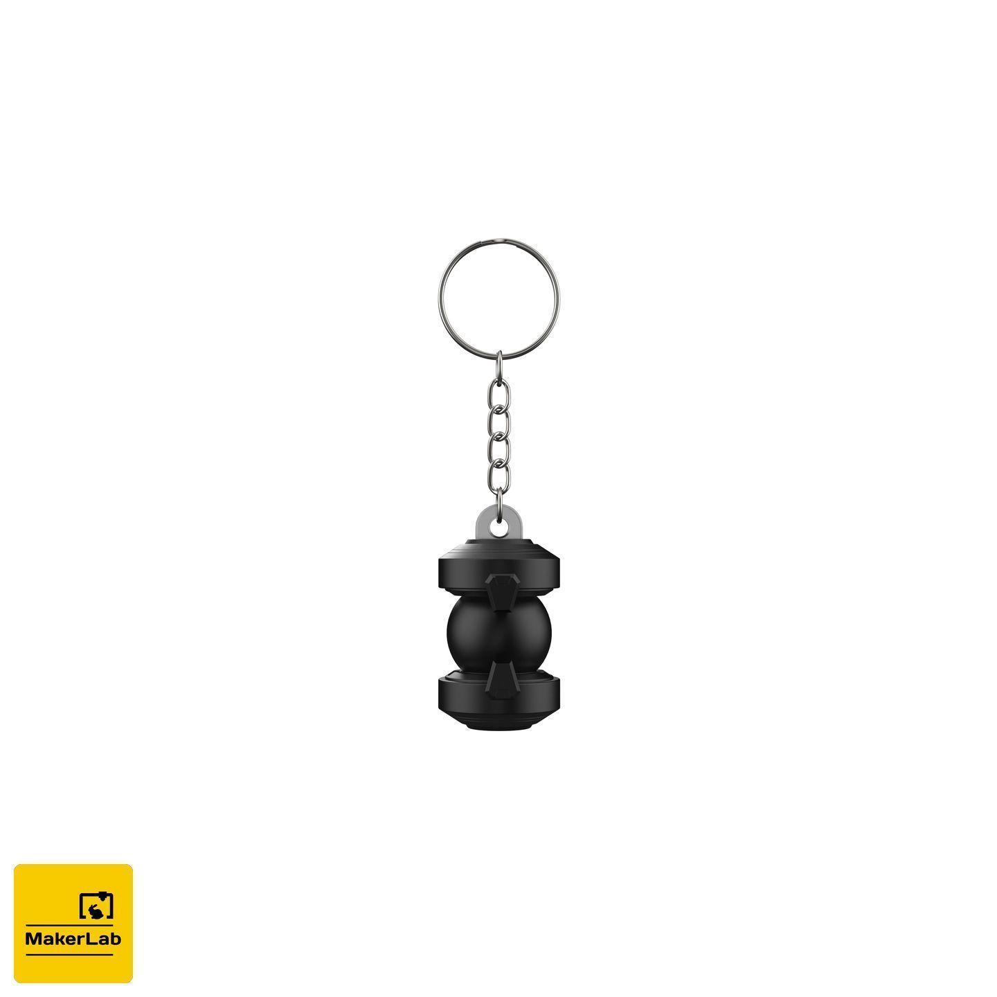 Keychain - Ana Biotic Grenade - Overwatch - STL 3D print model_2