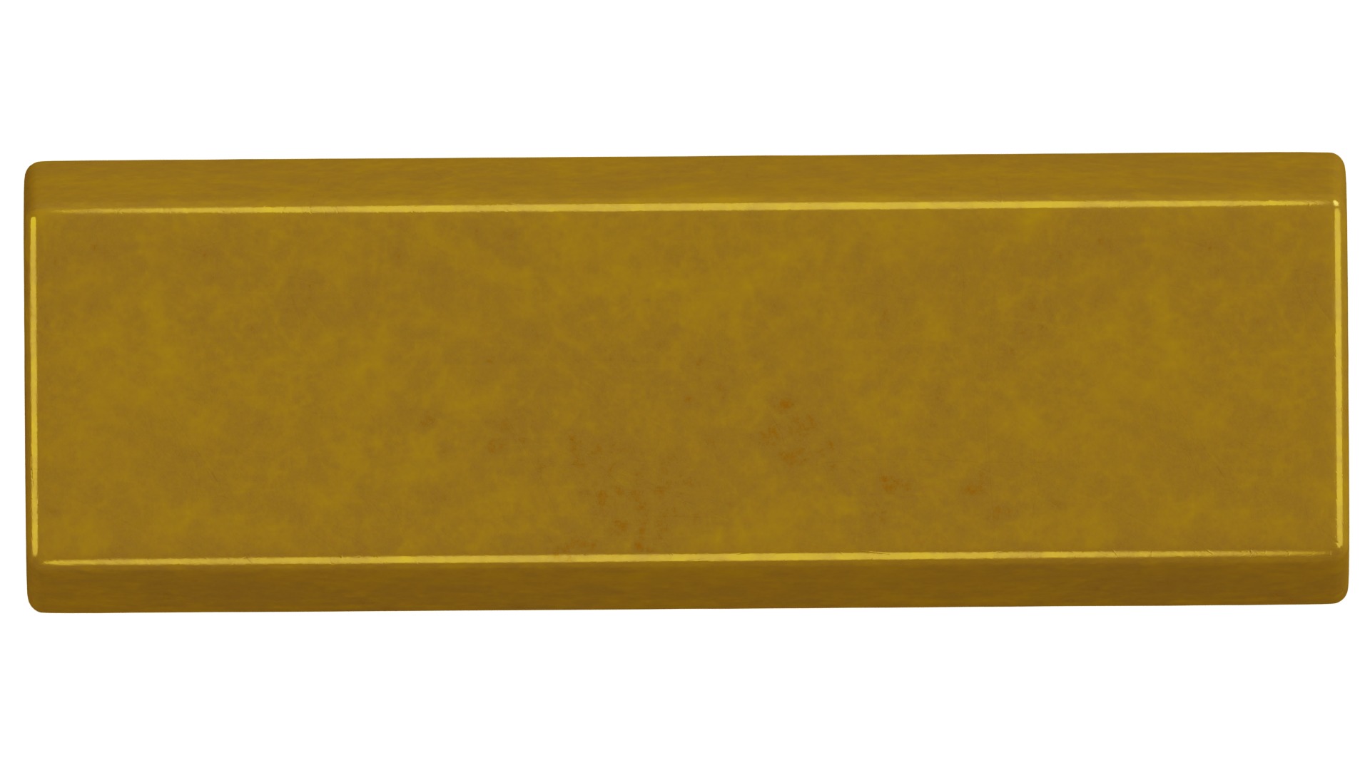 Gold Bar Low-poly 3D model_8