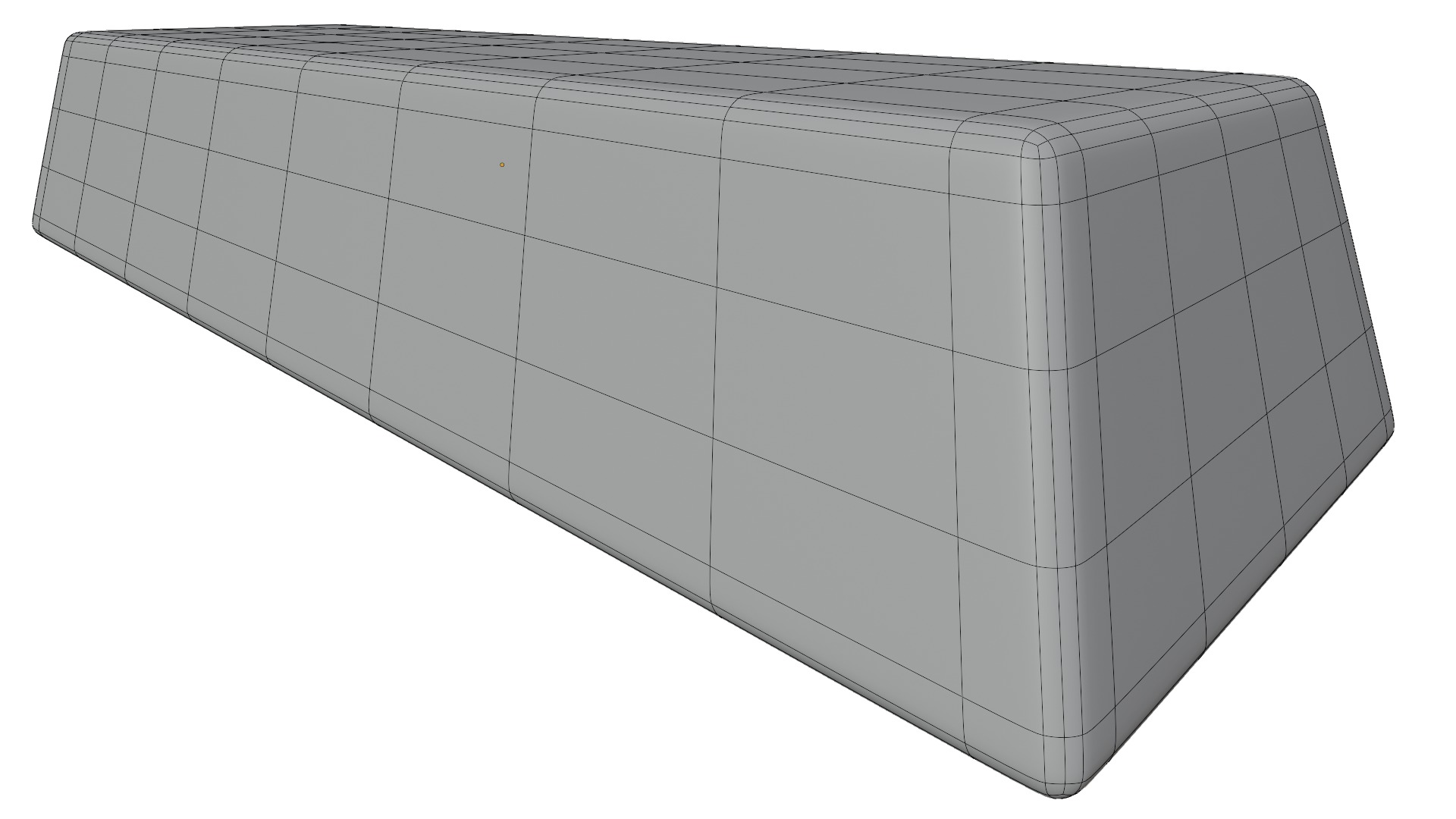 Gold Bar Low-poly 3D model_11