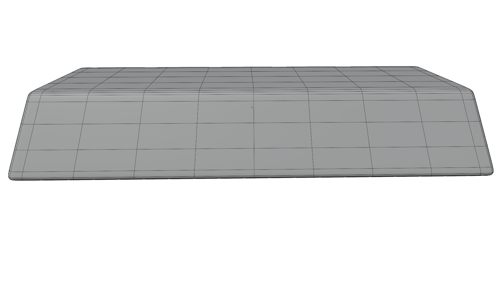 Gold Bar Low-poly 3D model_10