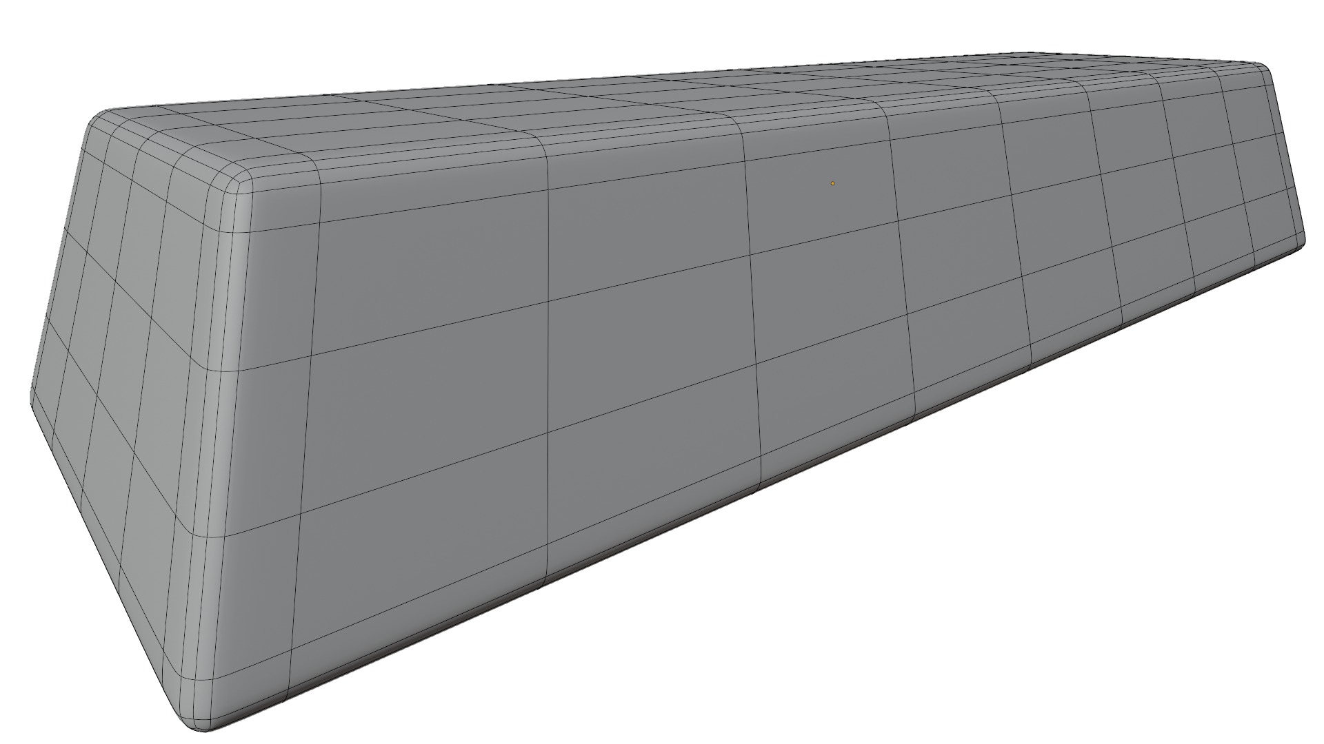 Gold Bar Low-poly 3D model_13