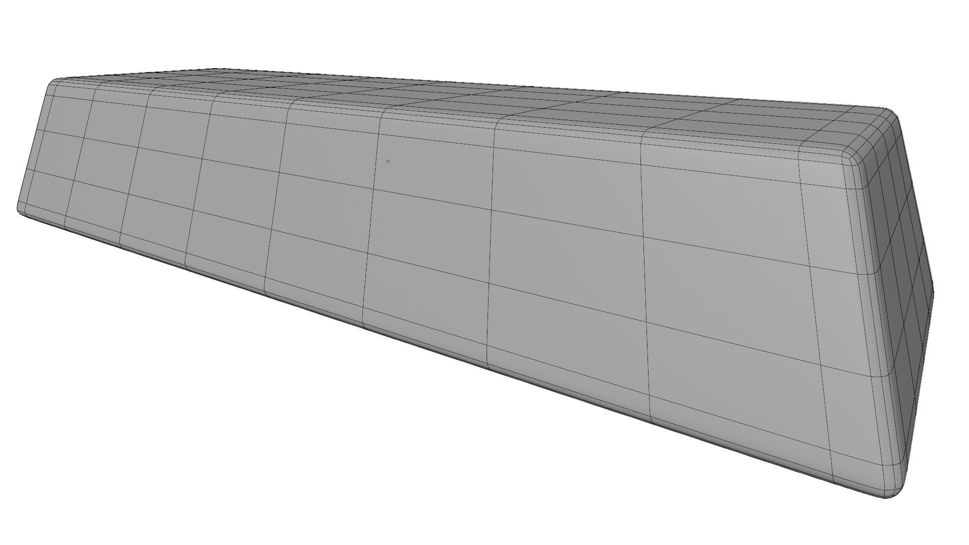 Gold Bar Low-poly 3D model_15