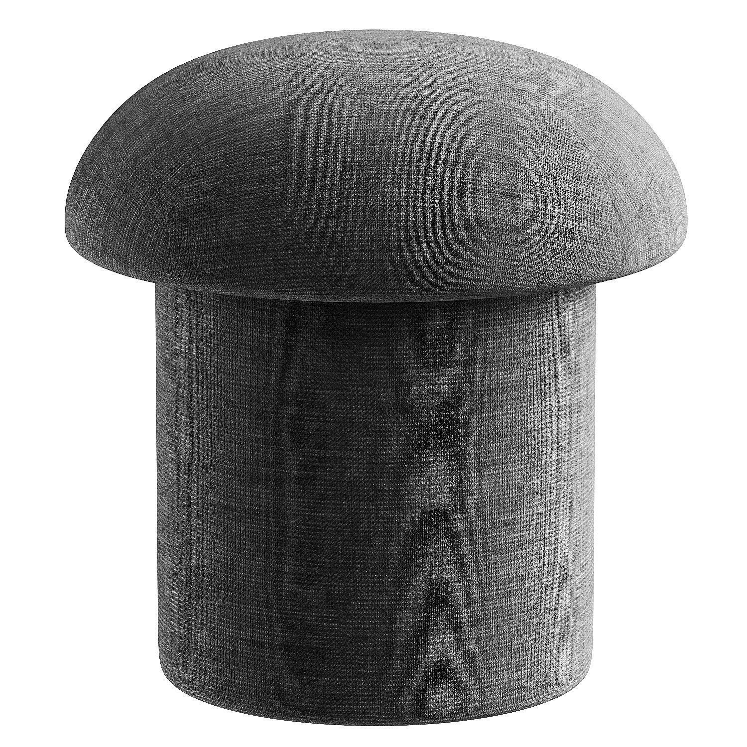 pouf round 3D model_3