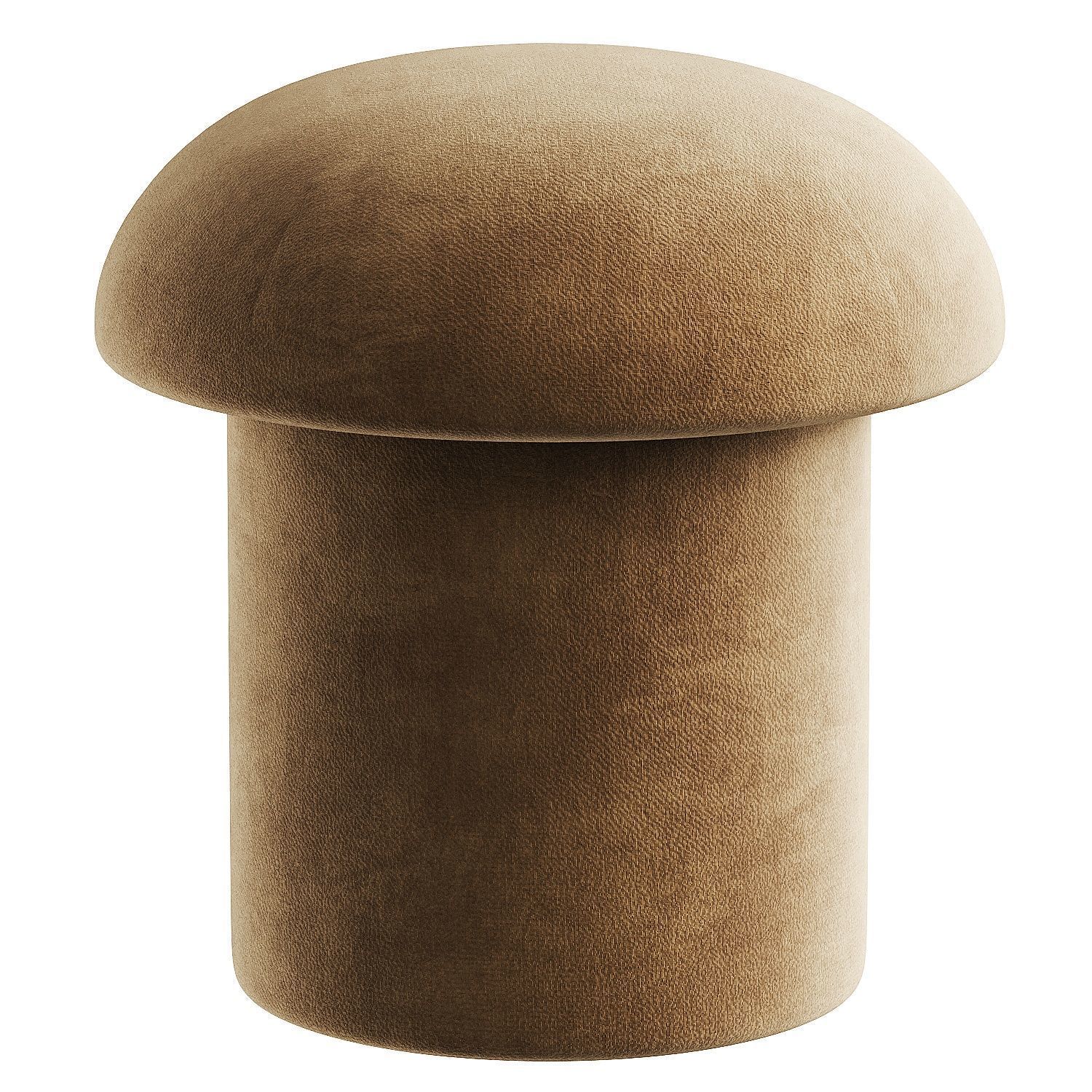 pouf round 3D model_1