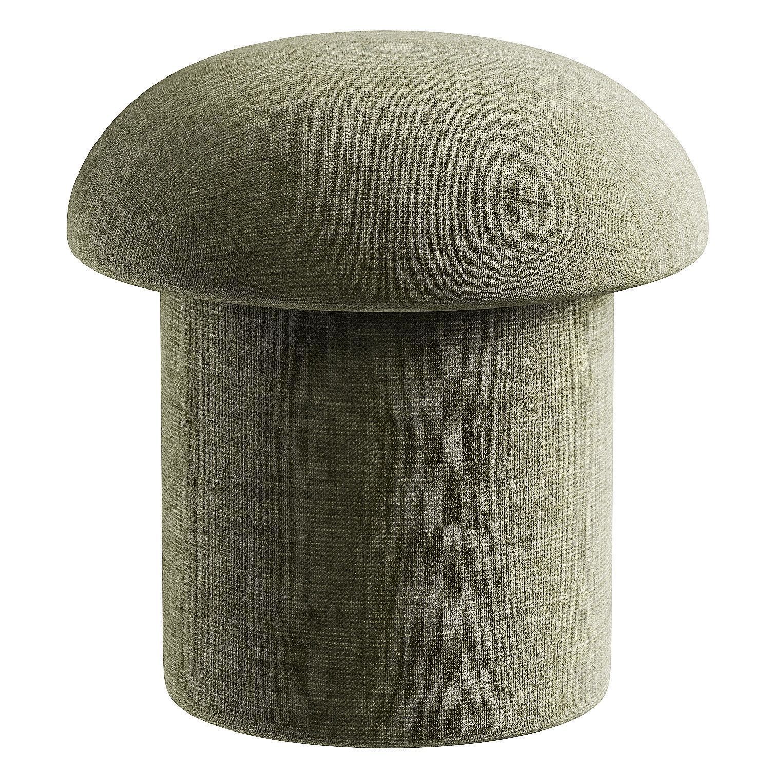 pouf round 3D model_2