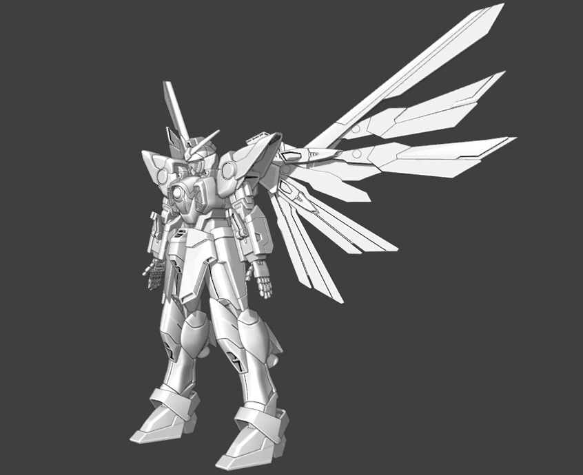 Wing Gundam 3D model 3D model_6