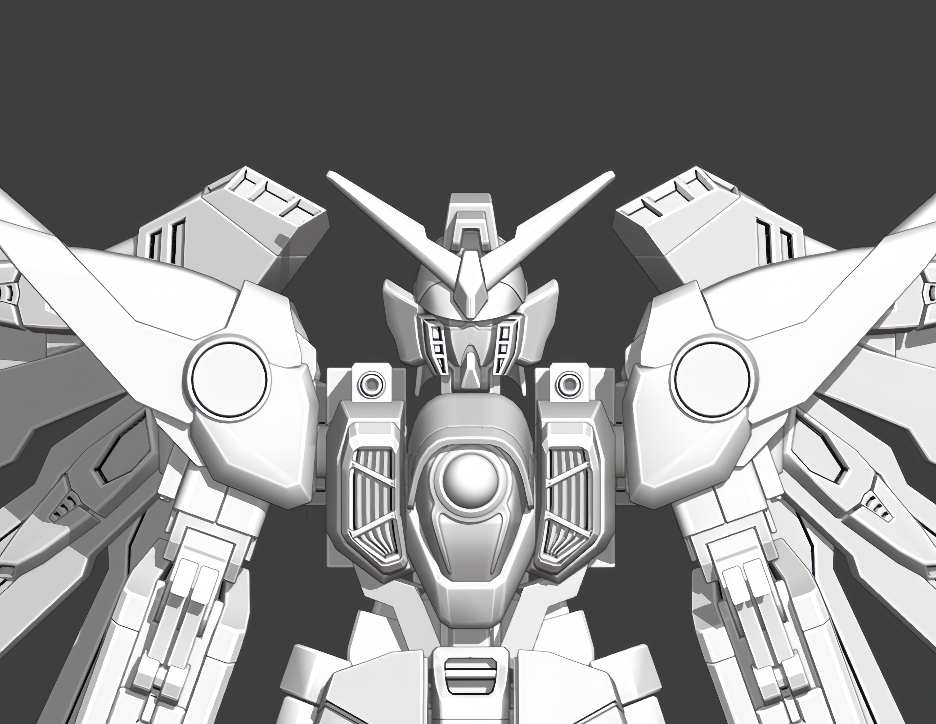 Wing Gundam 3D model 3D model_3