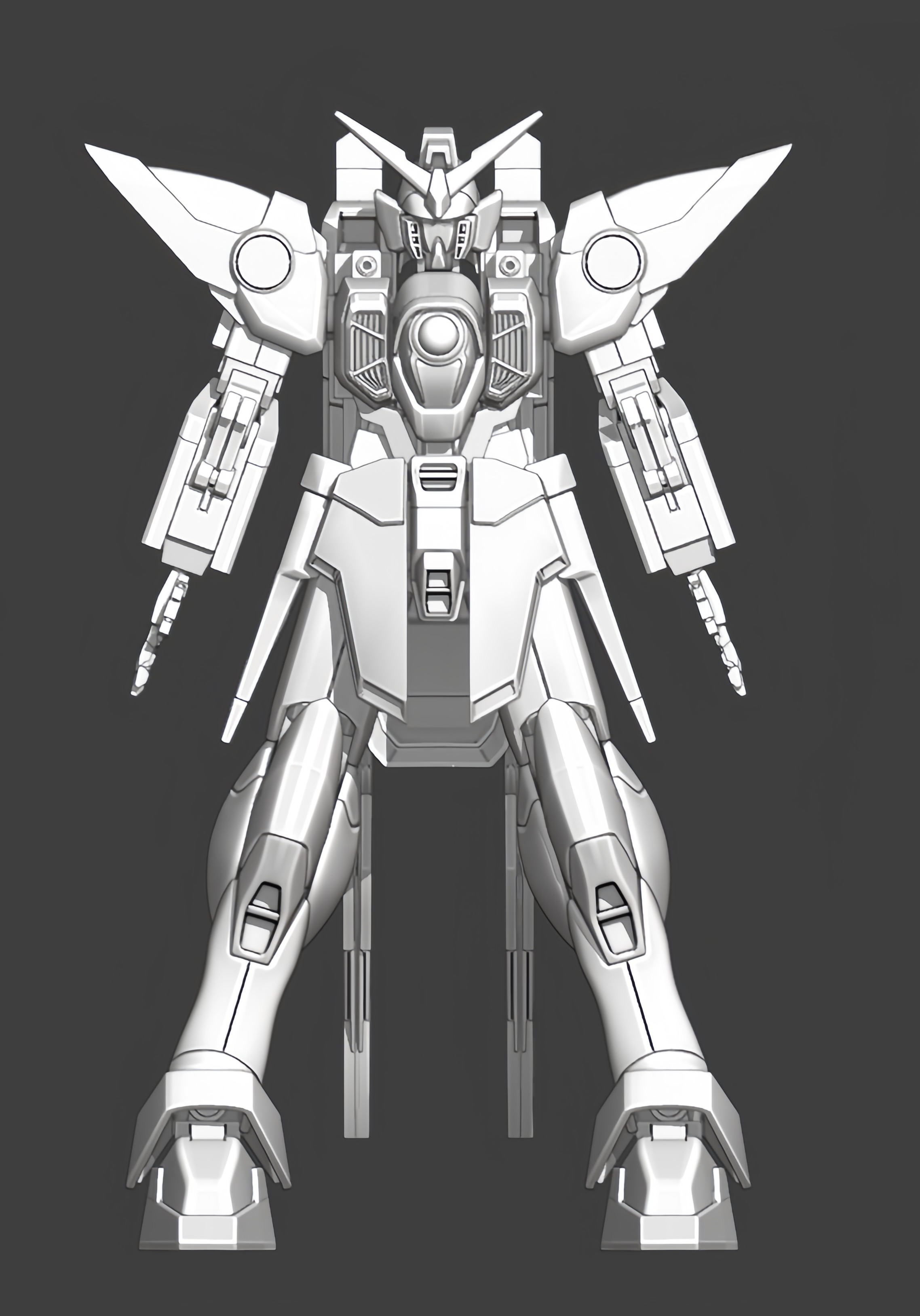 Wing Gundam 3D model 3D model_4