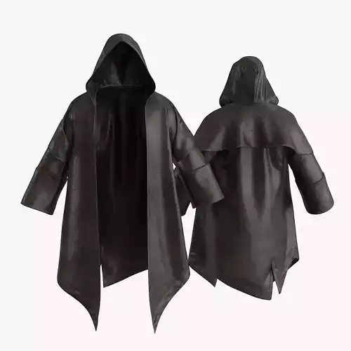 Cloak Leather Low-poly 3D model