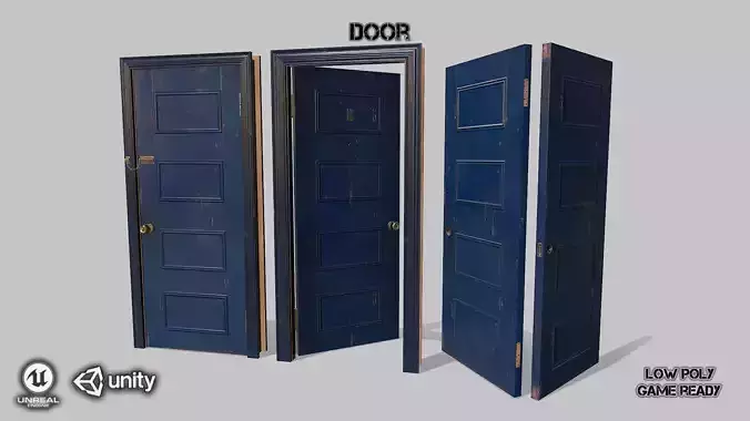 Door blue 03