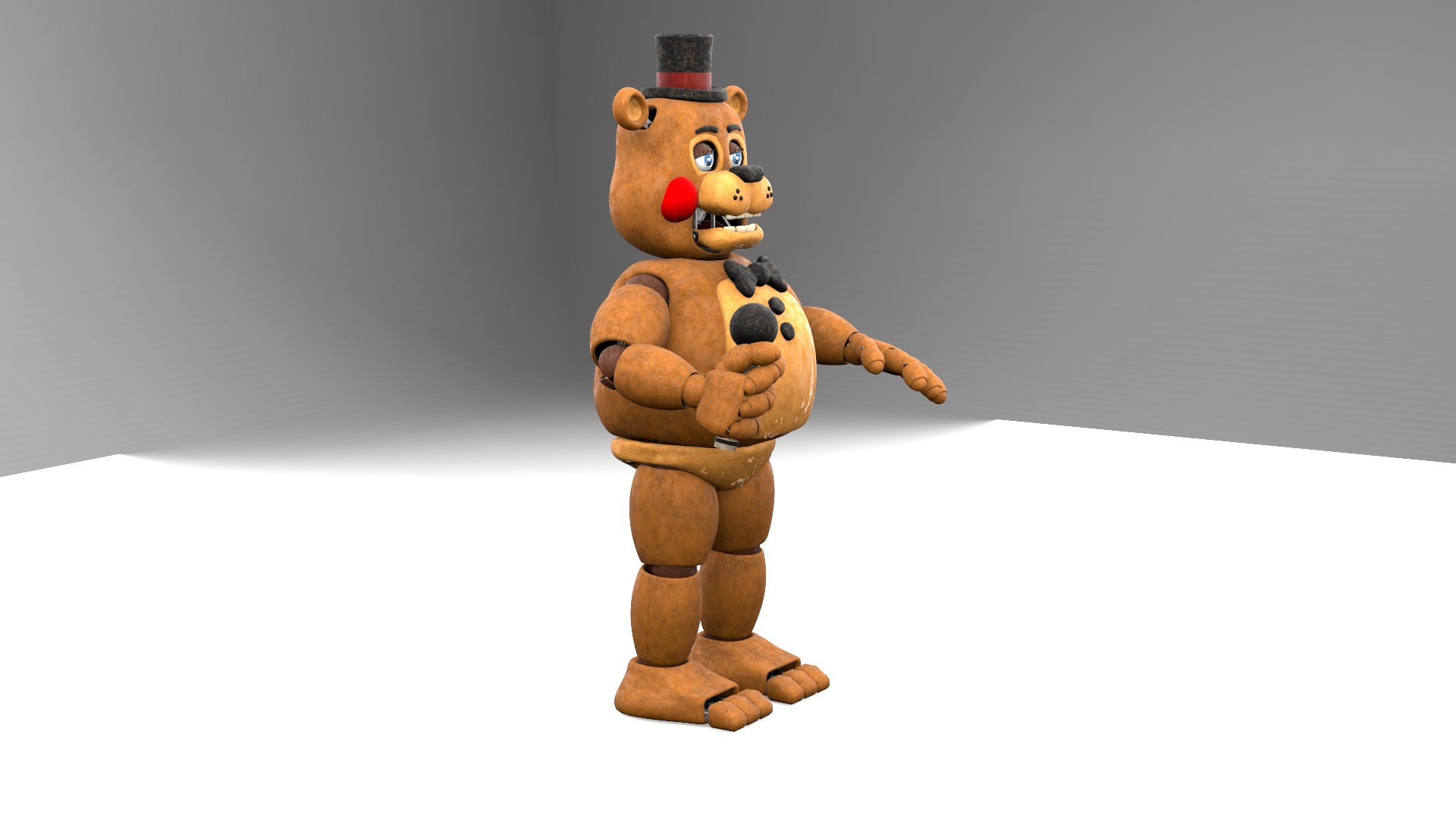 Toy Freddy 3D model_4