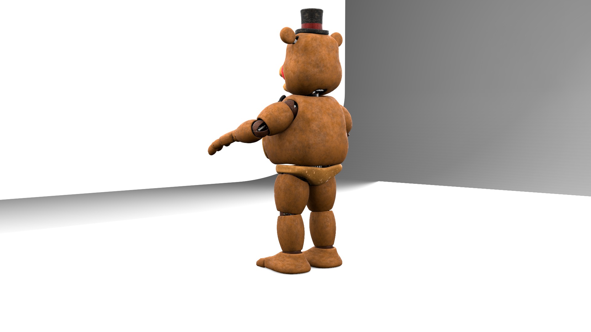 Toy Freddy 3D model_2