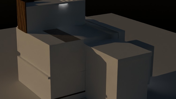 Dream House Low-poly 3D model_4