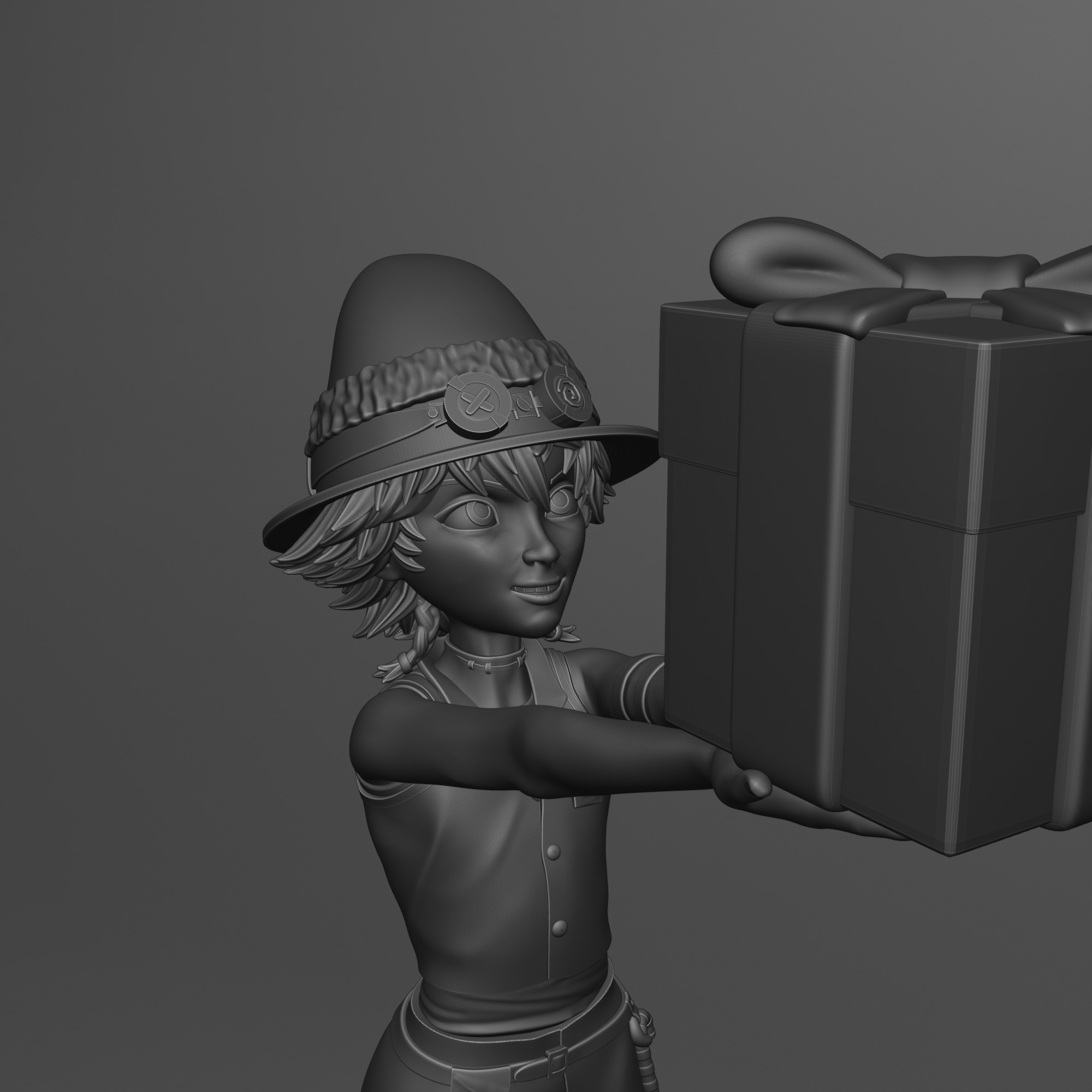 Christmas Jinx and Isha from Arcane 3D print model_10